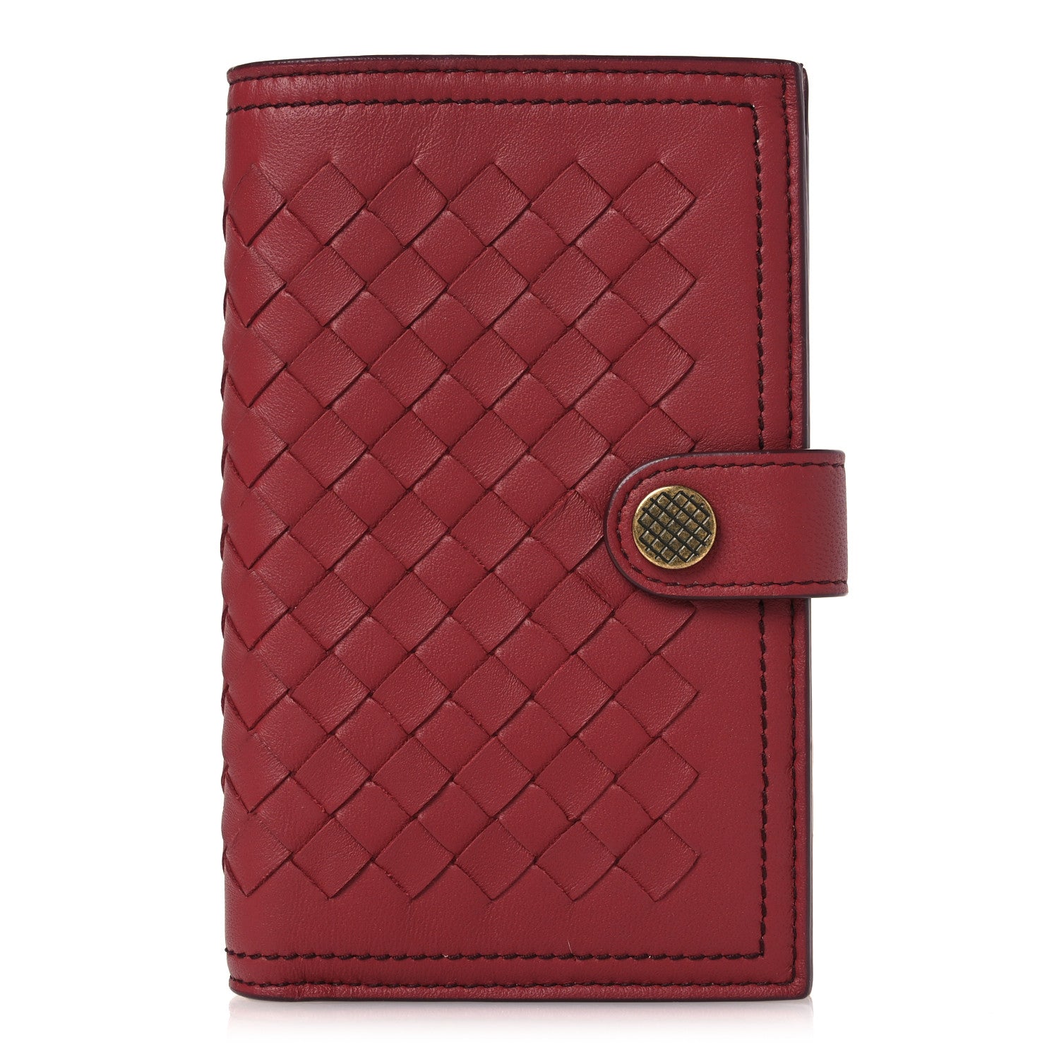 Bottega Veneta Nappa Intrecciato Snap Wallet Eclipse 1 of 9