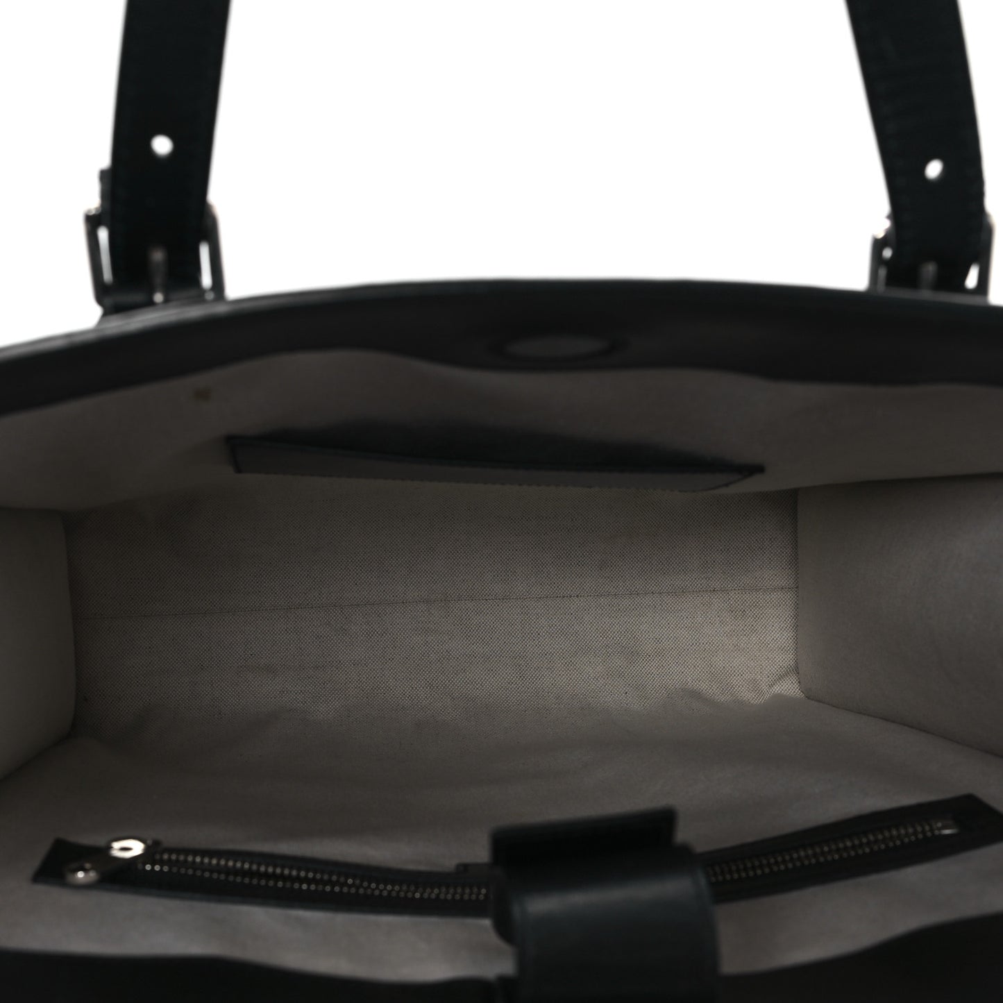 Calfskin GG Tennis Embossed Medium Tote Bag Black