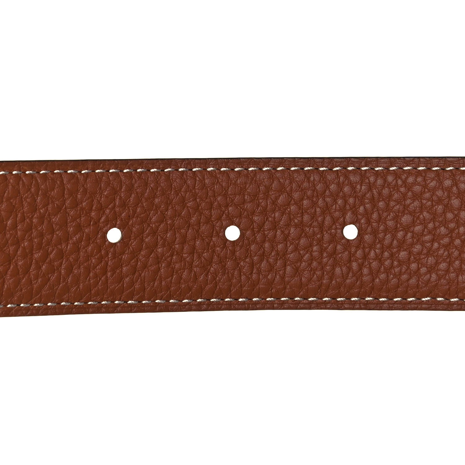 Hermes Box Togo 32mm H Belt 95 Black Gold 3 of 4