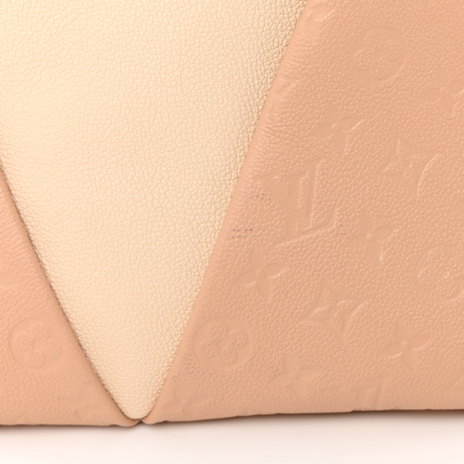 Louis Vuitton Empreinte V Tote MM Beige Rose Creme 13 of 14