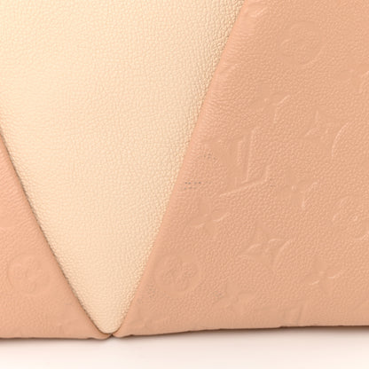 Louis Vuitton Empreinte V Tote MM Beige Rose Creme 13 of 14