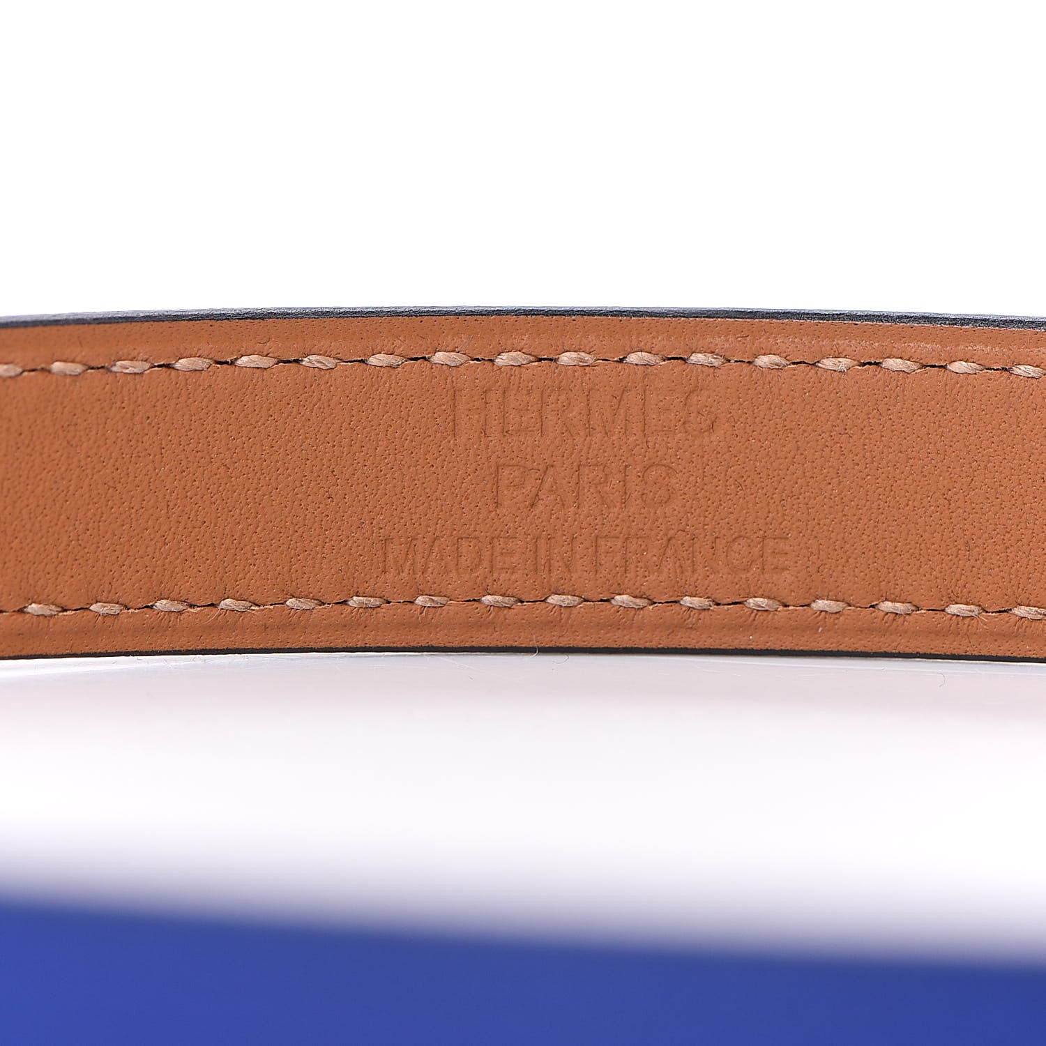 Hermes Swift Kelly Double Tour Bracelet T2 Bleu Electric 6 of 7