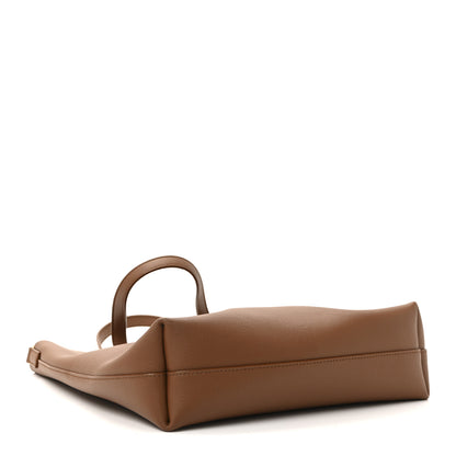 Saint Laurent Calfskin Toy Shopping Tote Dark Tan 4 of 10