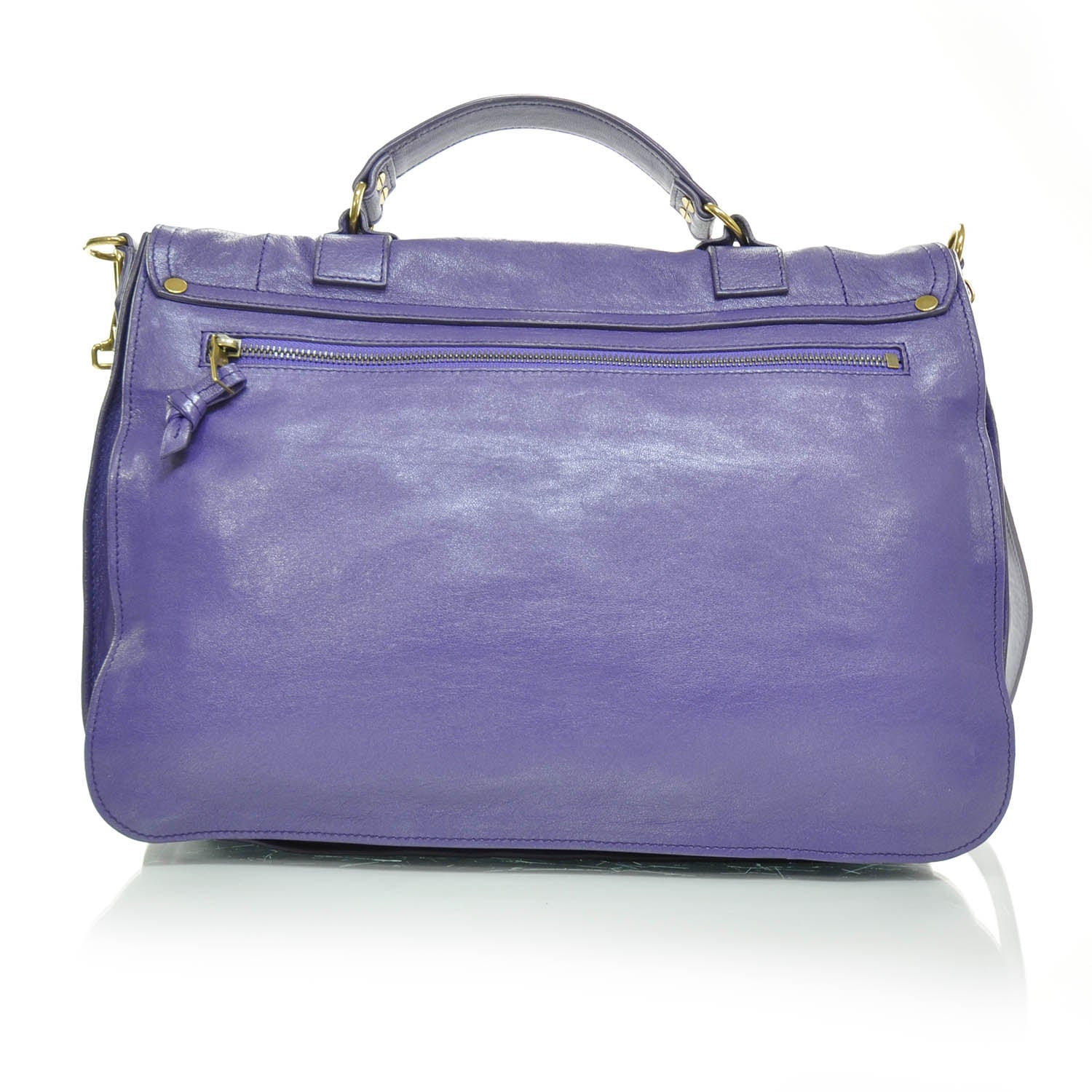 Proenza Schouler Lambskin PS1 Large Satchel Violet 4 of 8