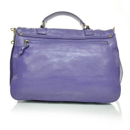 Proenza Schouler Lambskin PS1 Large Satchel Violet 4 of 8