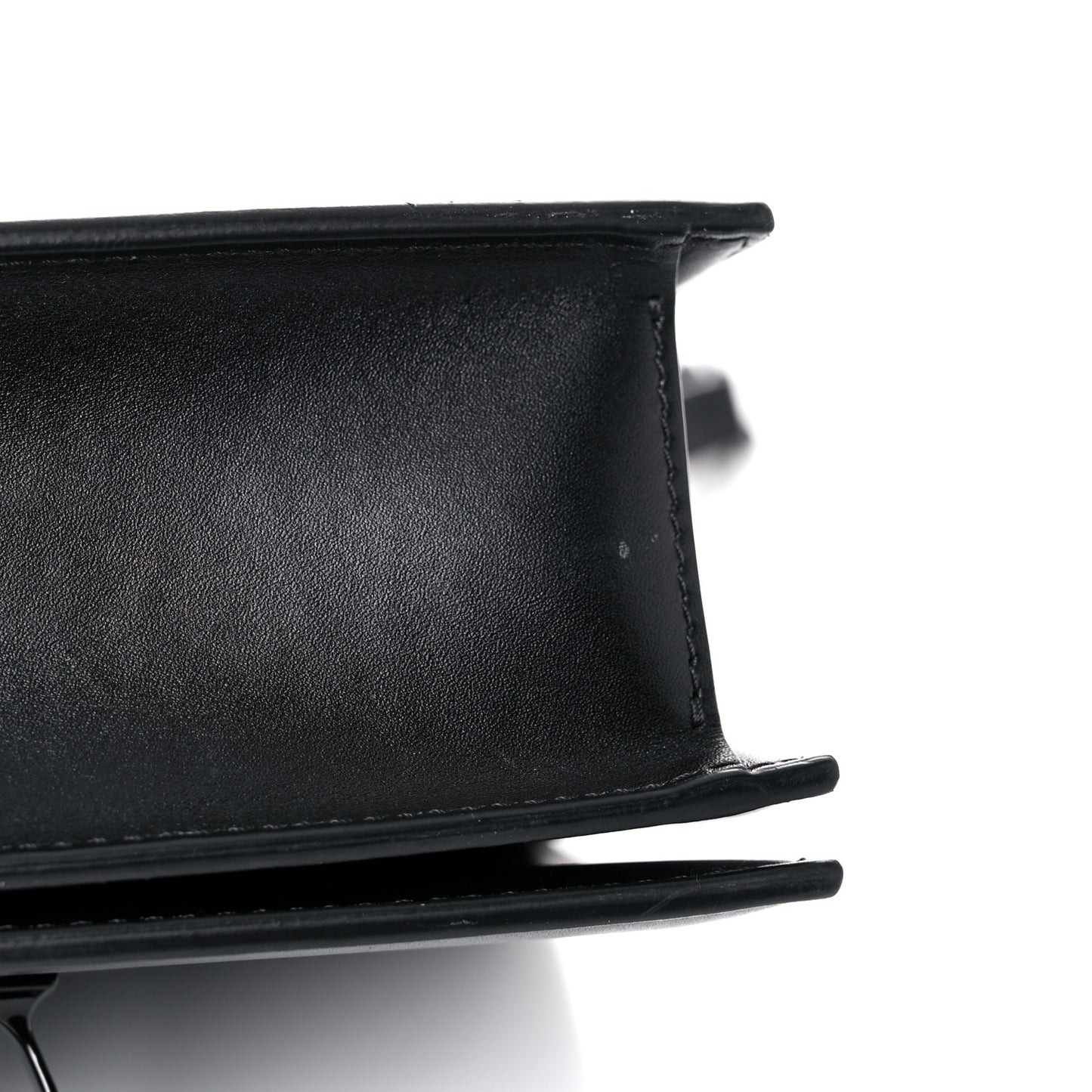 Calfskin Knuckle Shoulder Bag Black