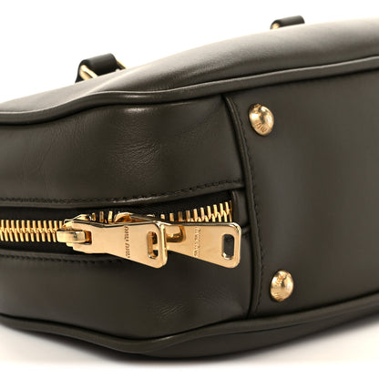 Miu Miu Calfskin Arcadie Top Handle Bag Military Green 8 of 9