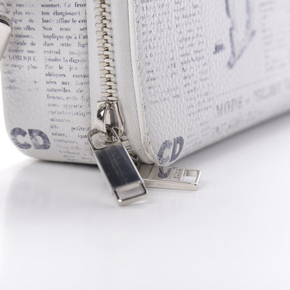 Christian Dior X DANIEL ARSHAM Grained Calfskin Newspaper Messenger White 12 of 14