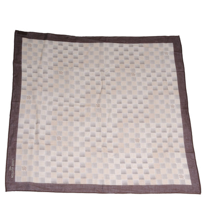 Louis Vuitton Cotton Damier Scarf 2 of 5