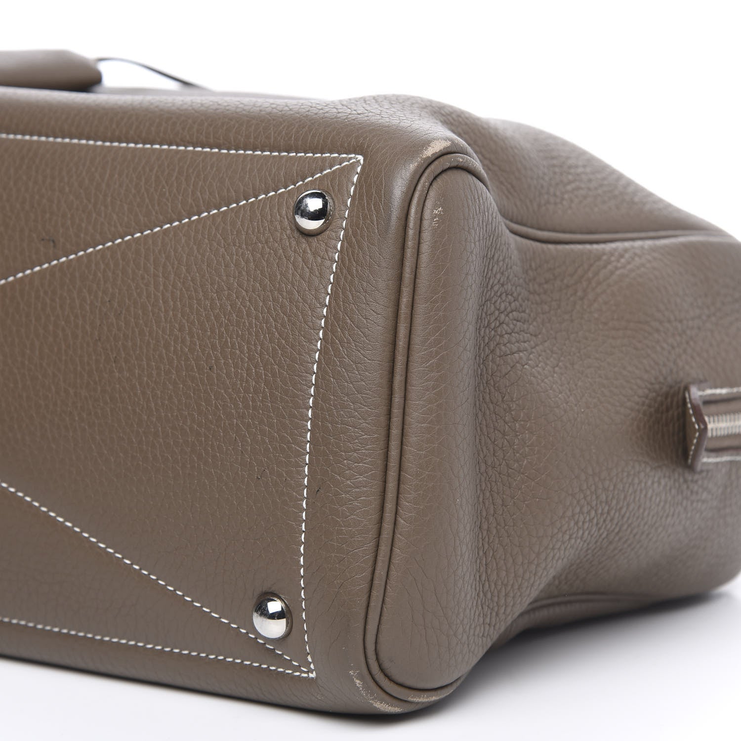 Hermes Taurillon Clemence Victoria II 35 Etoupe 9 of 14