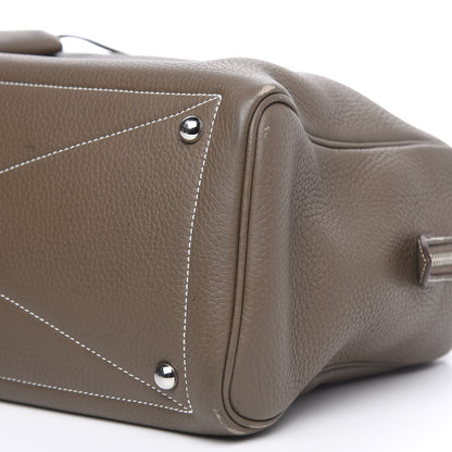 Hermes Taurillon Clemence Victoria II 35 Etoupe 9 of 14