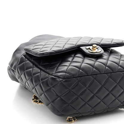 Chanel Lambskin Quilted Large In Seoul Backpack Navy 9 of 11