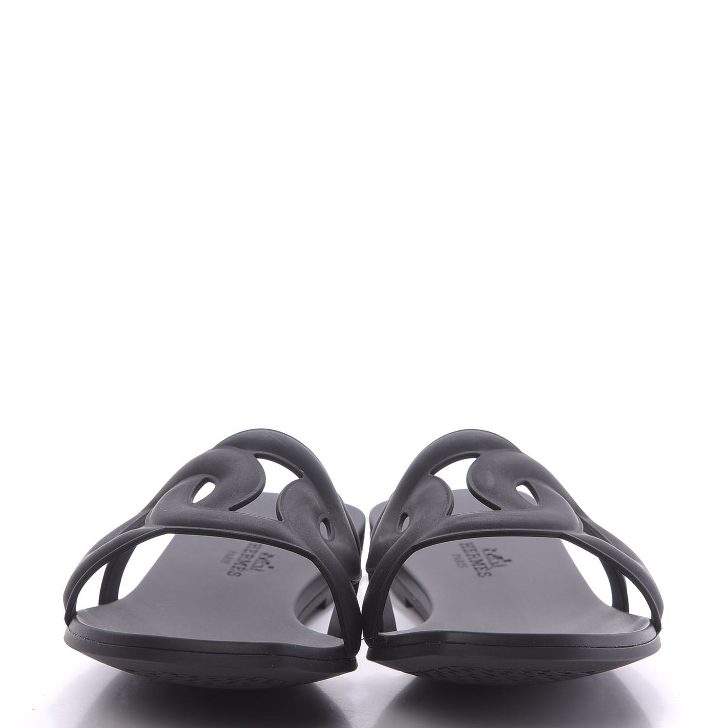 Rubber Aloha Sandals 38 Black