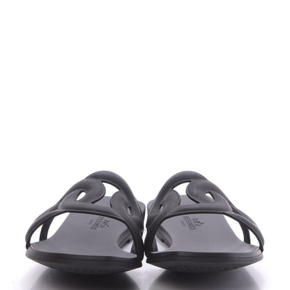 Hermes Rubber Aloha Sandals 38 Black 2 of 9
