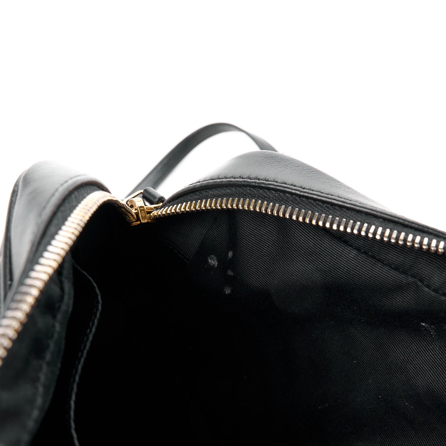 Calfskin Matelasse Monogram Lou Camera Bag Black