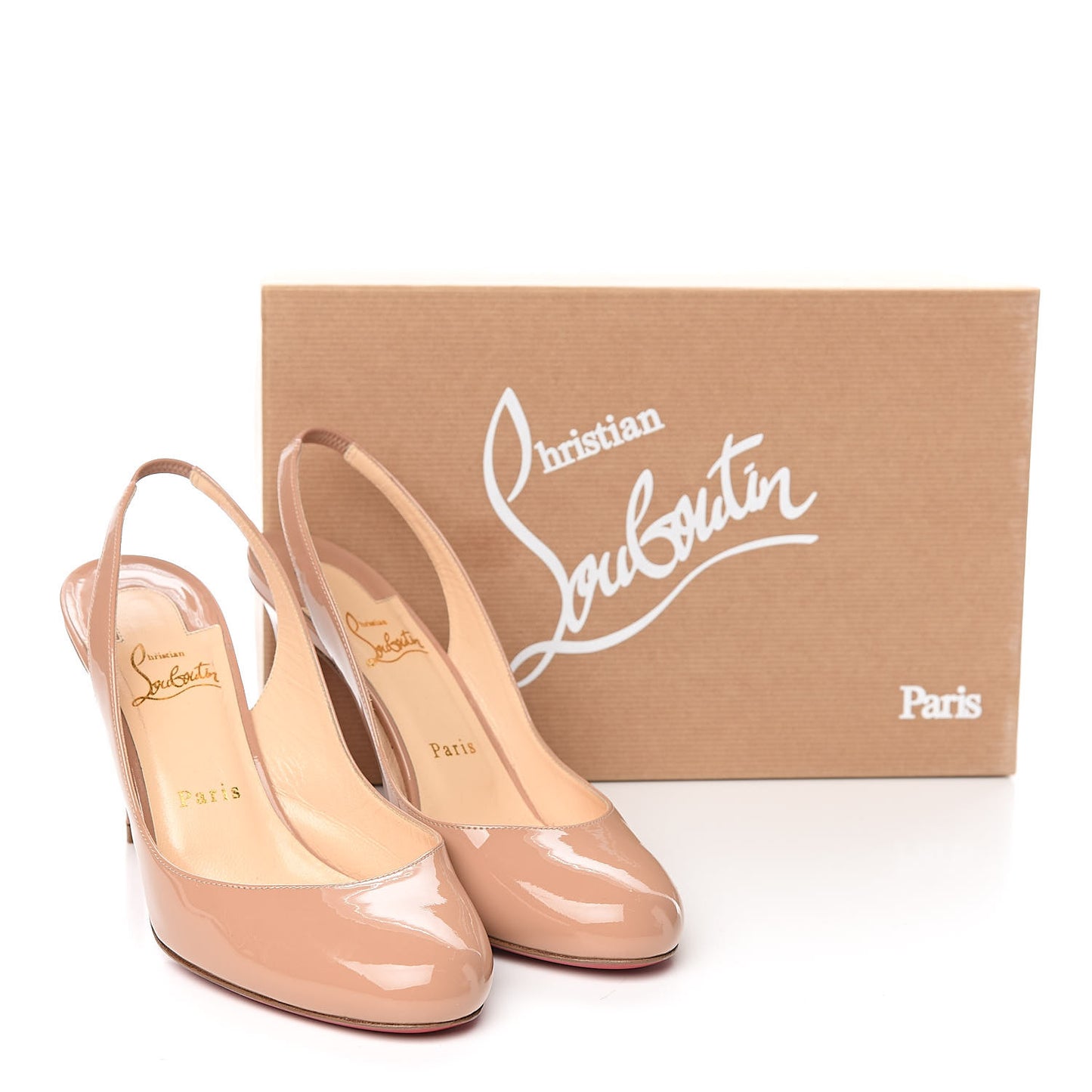 Patent Fifi Sling 85 Pumps 39 Nude