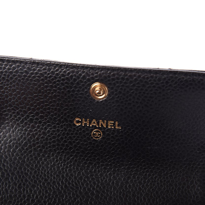 Chanel Caviar Quilted Flap Card Holder Black 6 of 7