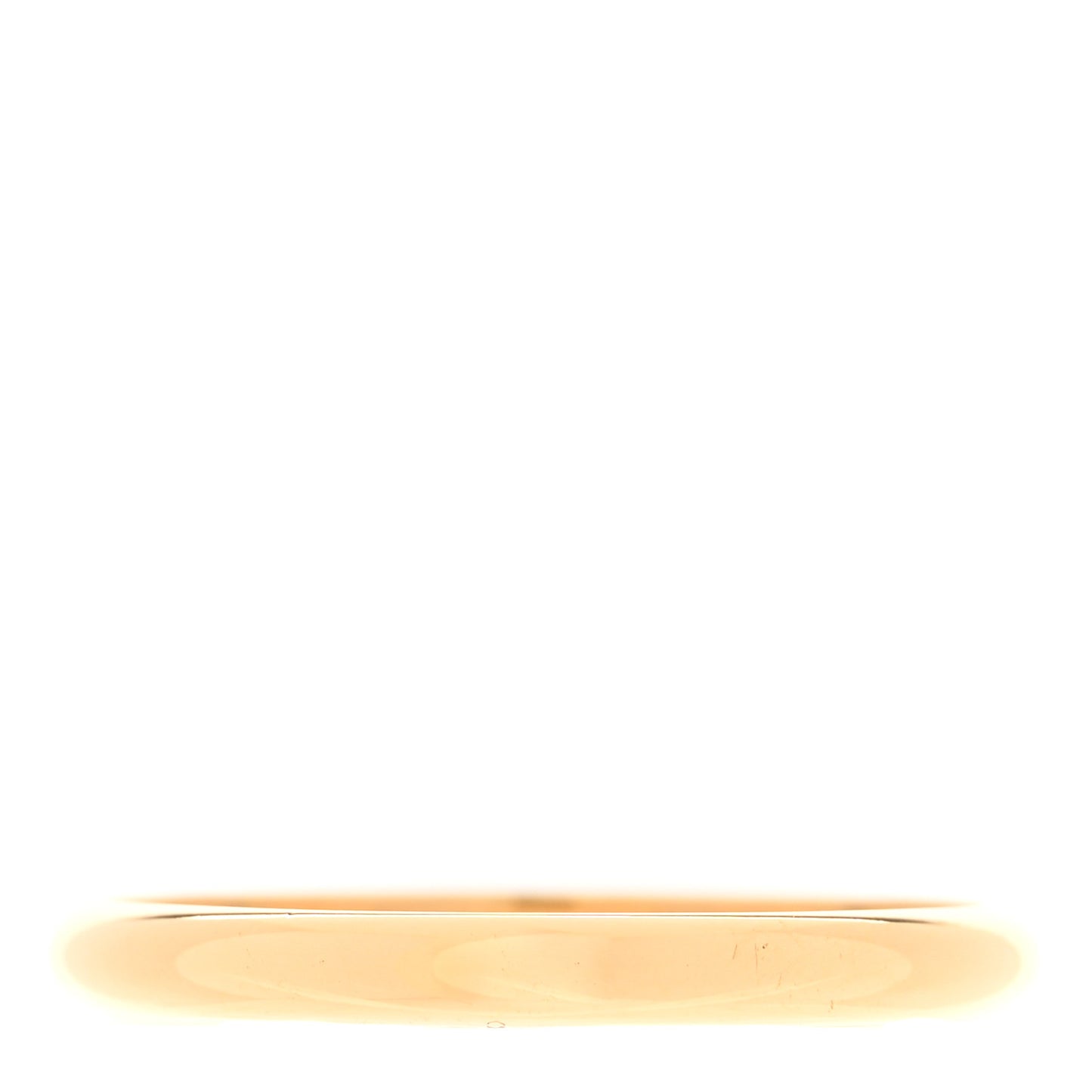 18K Yellow Gold 2.5mm 1895 Wedding Band Ring 62 10
