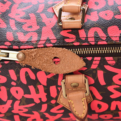Louis Vuitton Monogram Graffiti Speedy 30 Fuchsia 15 of 15