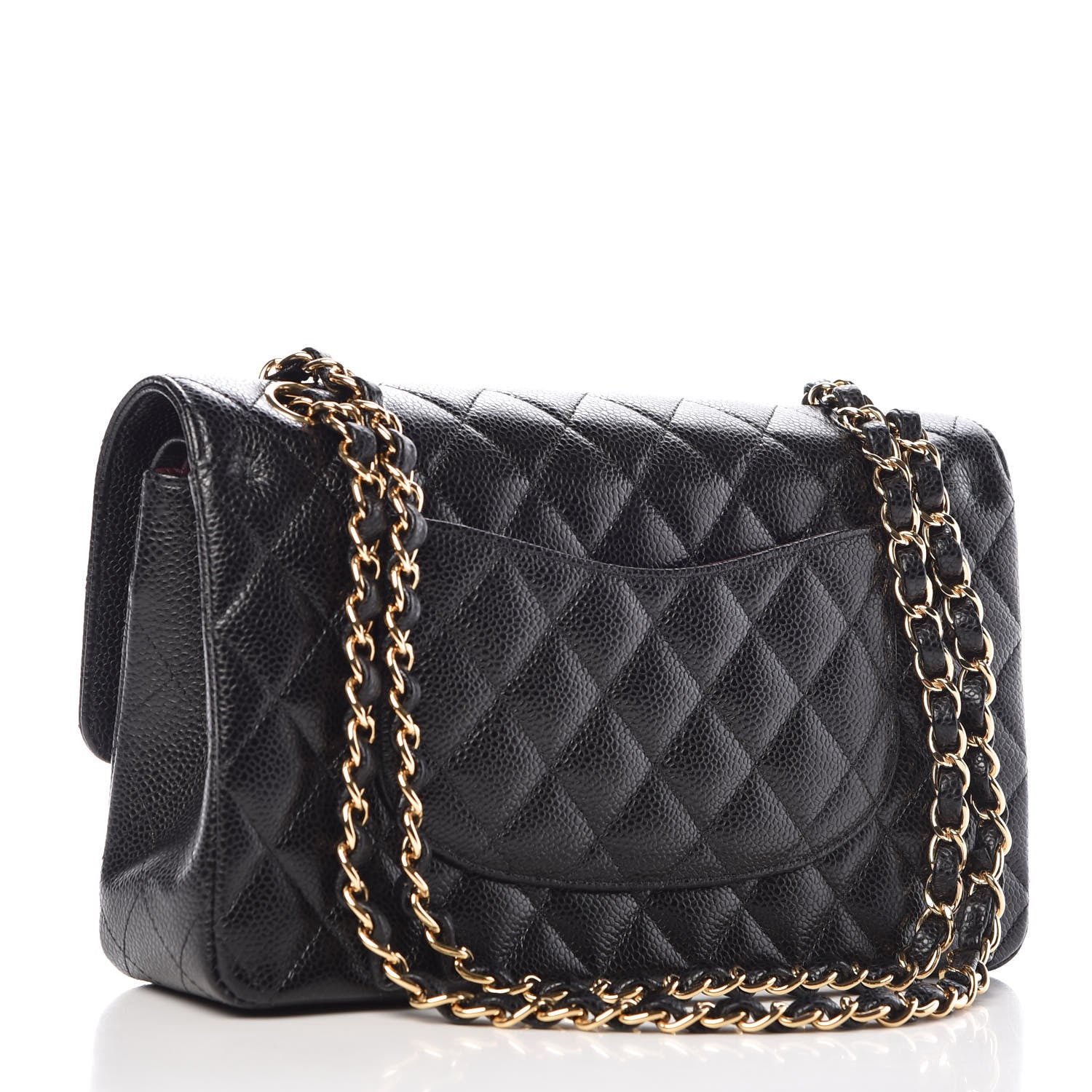 Chanel Caviar Quilted Medium Double Flap Black 3 of 10