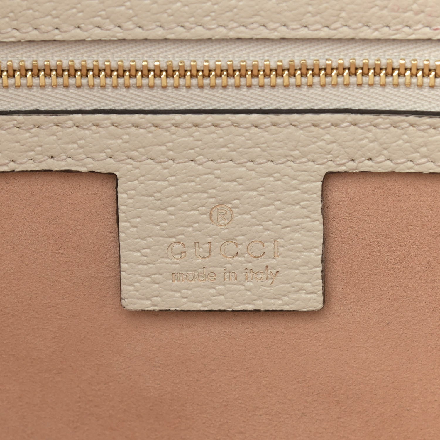 Gucci GG Supreme Monogram Textured Dollar Calfskin Web Medium Ophidia Shopping Tote Beige Ebony Mystic White 6 of 10