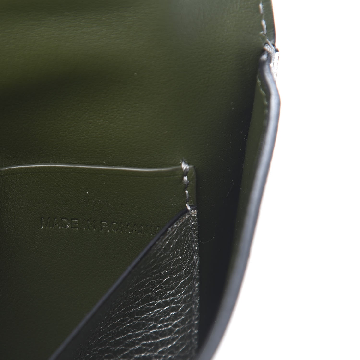 Burberry Metallic Goatskin Pendleton D-Ring Clutch Silver 7 of 8