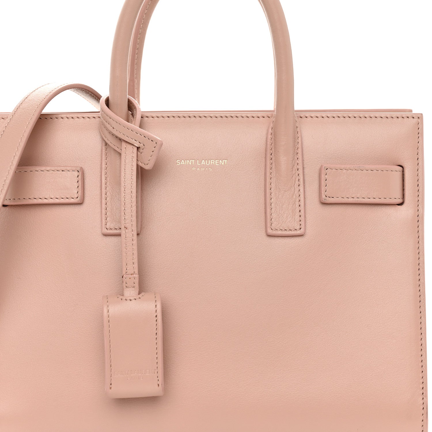 Saint Laurent SAINT LAURENT Calfskin Nano Sac De Jour Pale Pink 7 of 8