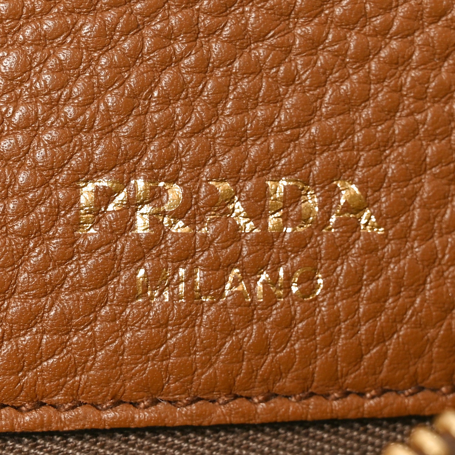 Prada Vitello Phenix Bauletto Cannella 6 of 9