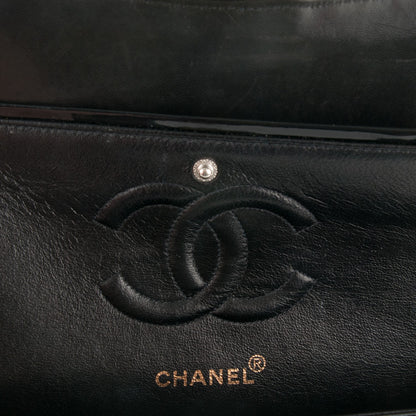 Chanel Patent Quilted Medium Double Flap Black 7 of 9