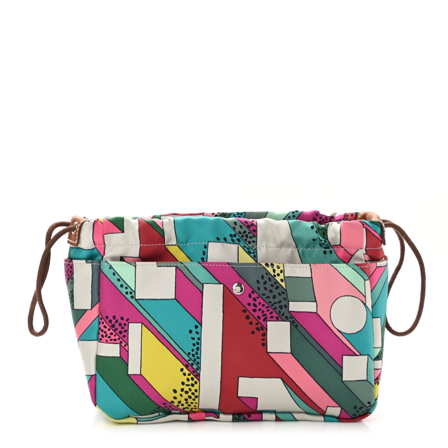 Hermes Silk On A Summer Day Fourbi 20 PM Pouch Tosca Bleu Paon 1 of 7