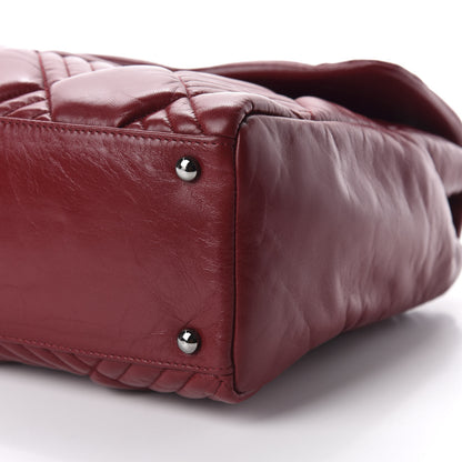 Chanel Lambskin In and Out Maxi Flap Red 7 of 10