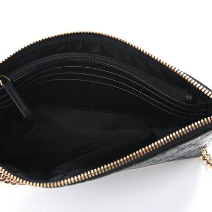 Gucci Guccissima Signature Wrist Wallet Black 5 of 9