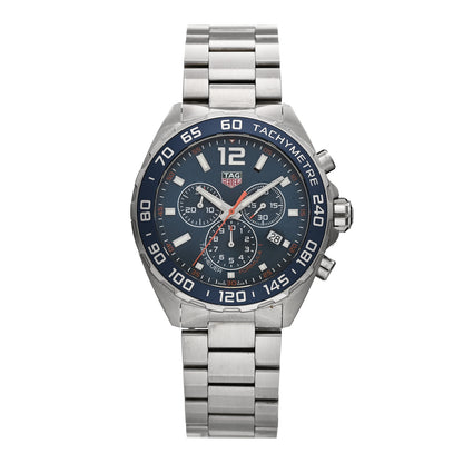 Tag Heuer Stainless Steel 43mm Formula 1 Chronograph Quartz Watch Blue CAZ1014 1 of 5