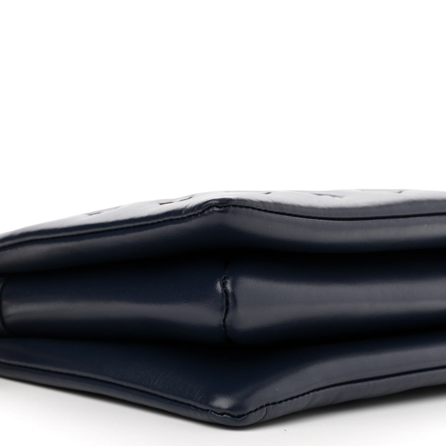 Lambskin Embossed Monogram LV Garden Coussin PM Navy