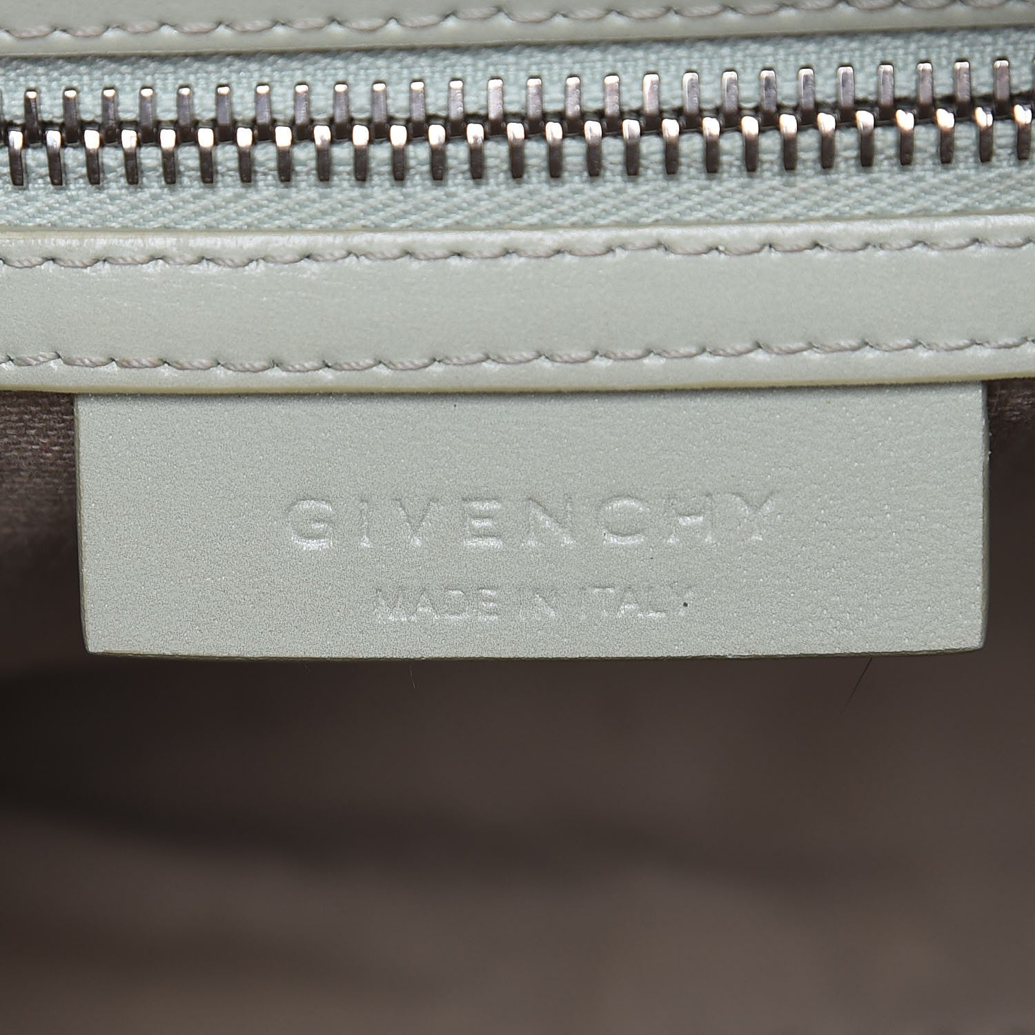 Givenchy Shiny Lord Calfskin Small Antigona Aqua Green 12 of 14