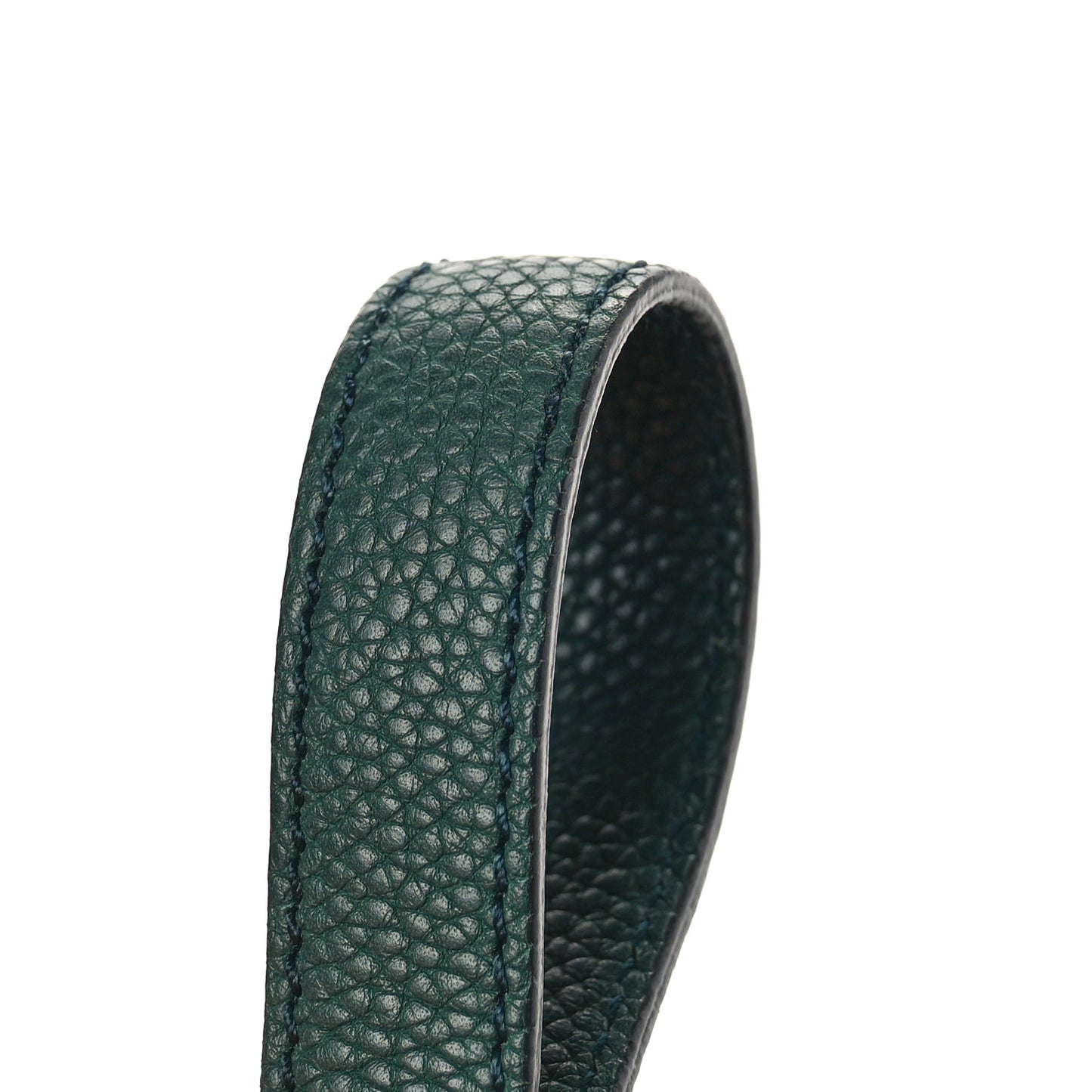 Grained Calfskin Sofia Satchel Dark Green