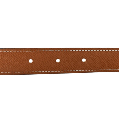 Hermes Epsom Swift 32mm Guilloche H Belt 90 36 Black Gold 4 of 4
