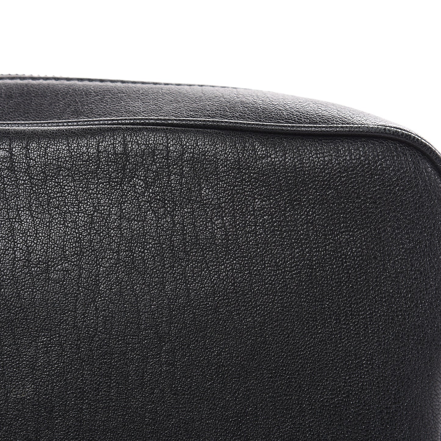 Lambskin Monogram Small Lou Camera Bag Black