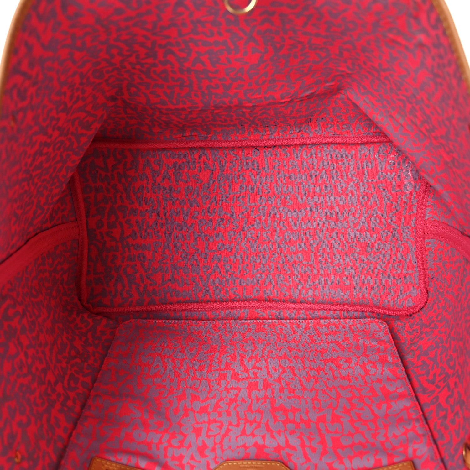 Louis Vuitton Monogram Graffiti Neverfull GM Fuchsia 5 of 9