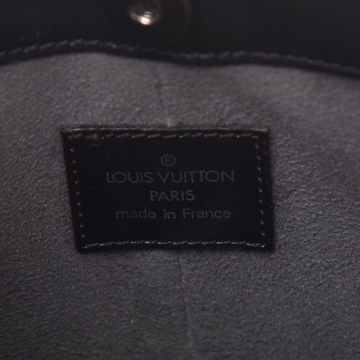 Louis Vuitton Epi Demi Lune Pochette Black 8 of 10
