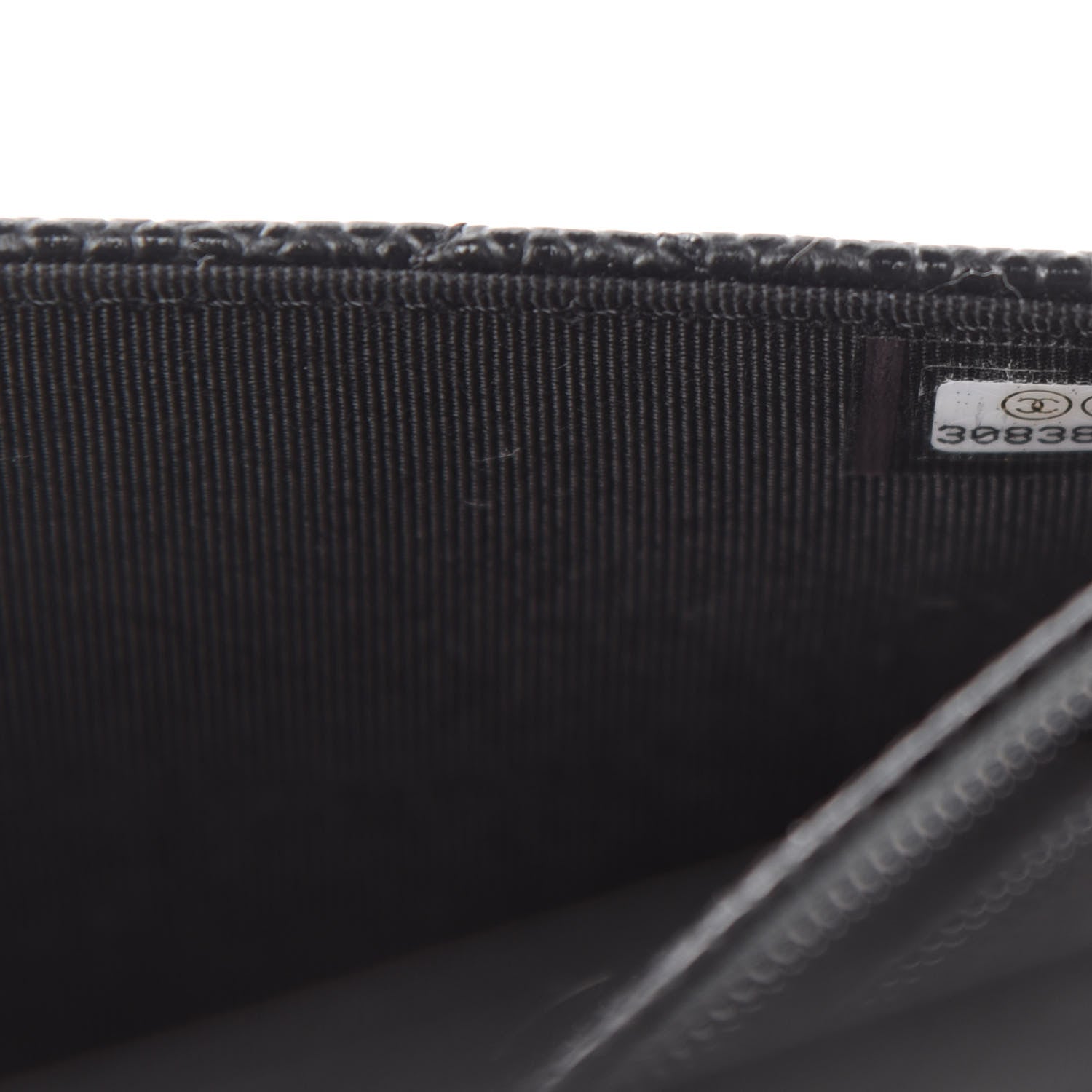 Chanel Caviar Quilted Wallet On Chain WOC Black 10 of 12