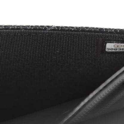 Chanel Caviar Quilted Wallet On Chain WOC Black 10 of 12