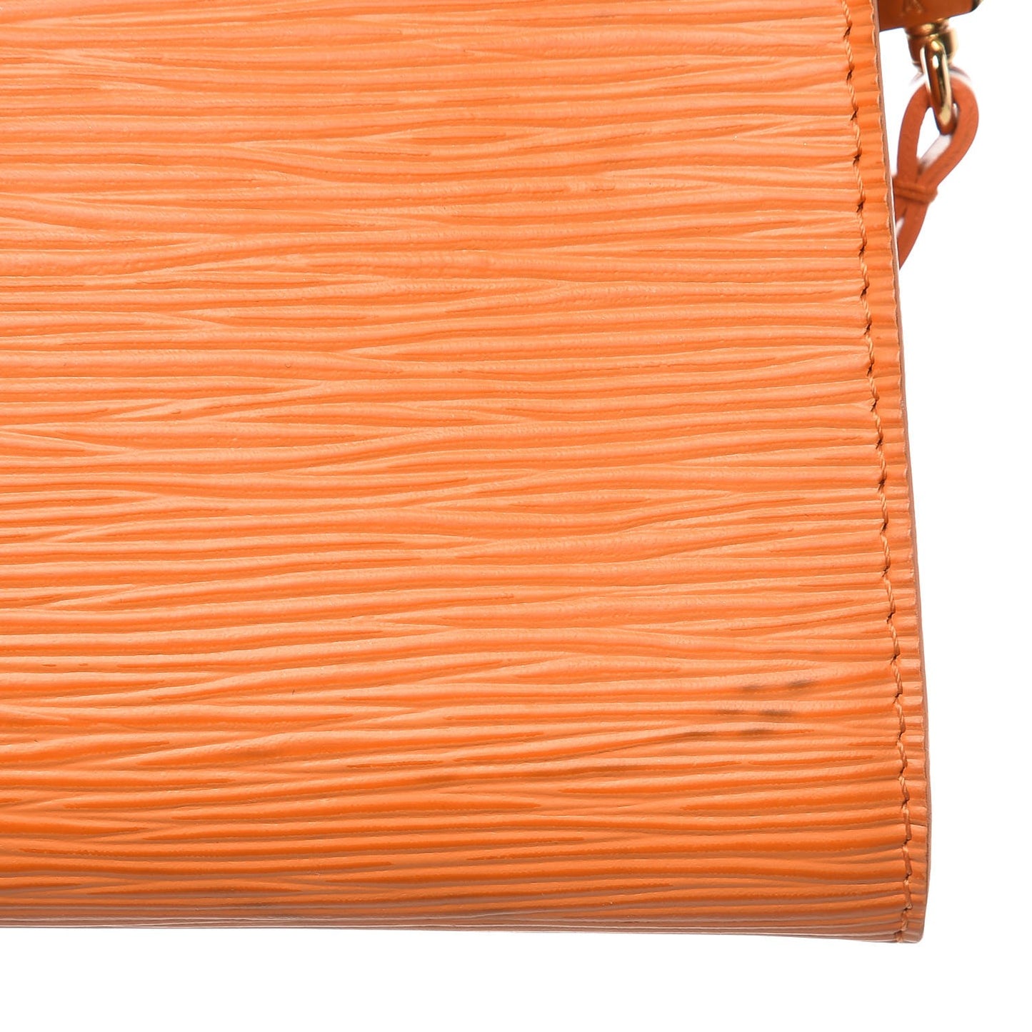 Epi Pochette Accessories 24 Mandarin