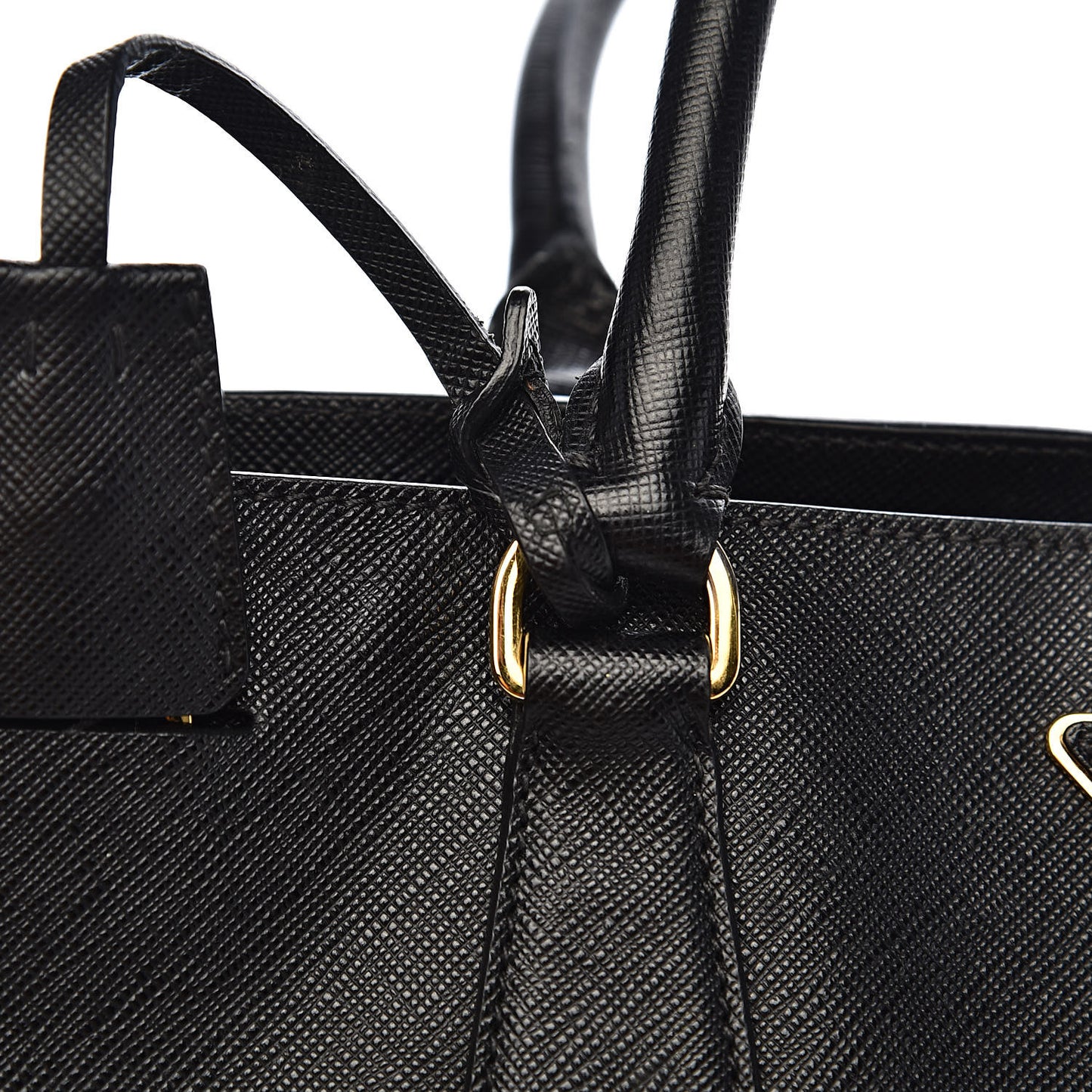 Saffiano Lux Large Tote Black