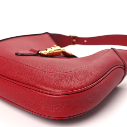 Gucci Ancora Calfskin Small Jackie 1961 Hobo Red 9 of 10