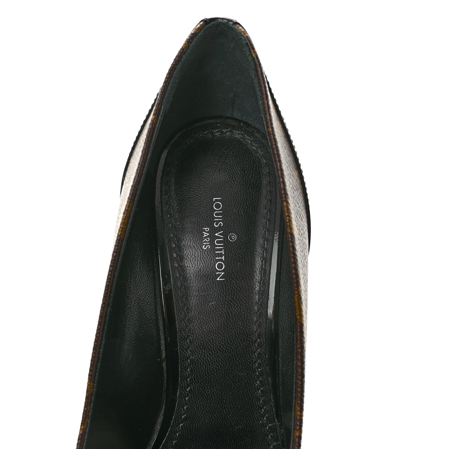 Louis Vuitton Monogram Cherie Pumps 38 Black 7 of 9