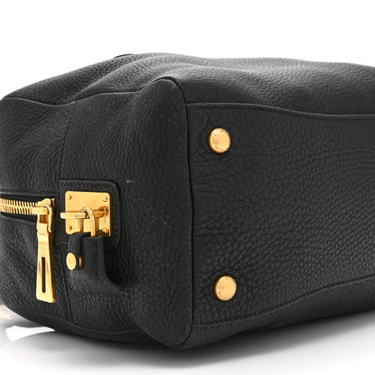 Prada Vitello Daino Bowler Black 9 of 10