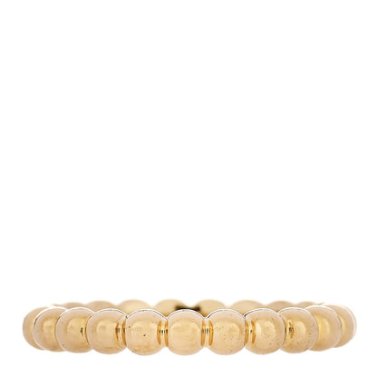 Van Cleef & Arpels 18K Yellow Gold Medium Perlee Ring 50 5.25 3 of 5
