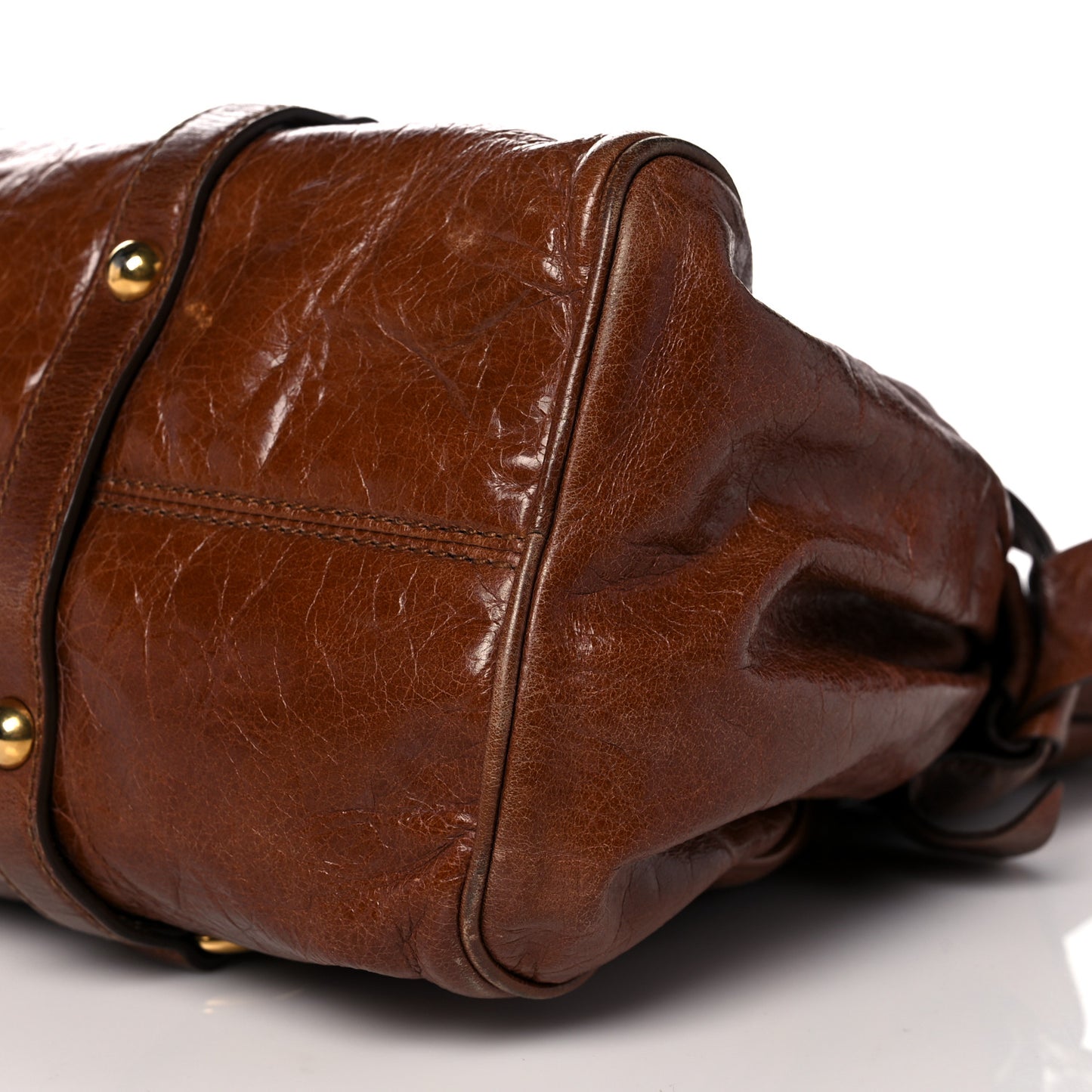 Vitello Lux Medium Bow Bag Palissandro