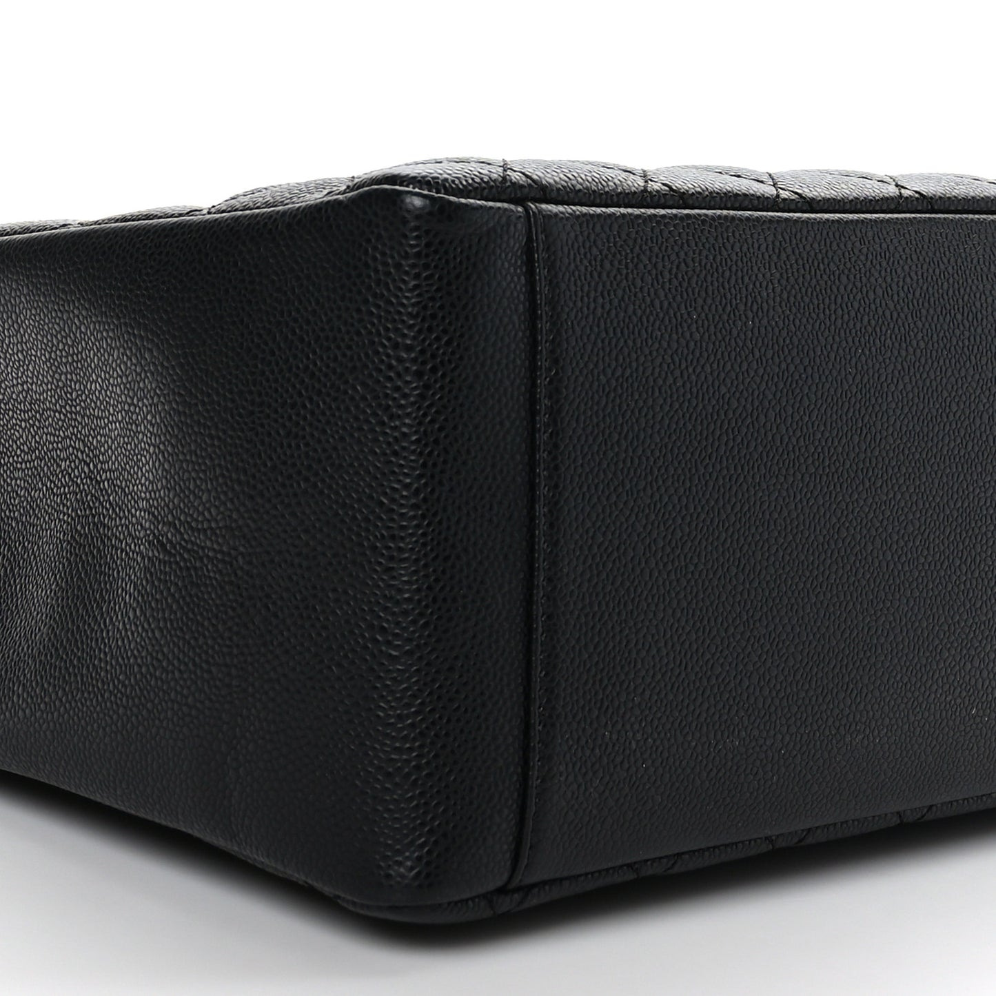 Caviar Quilted Grand Shopping Tote GST Black